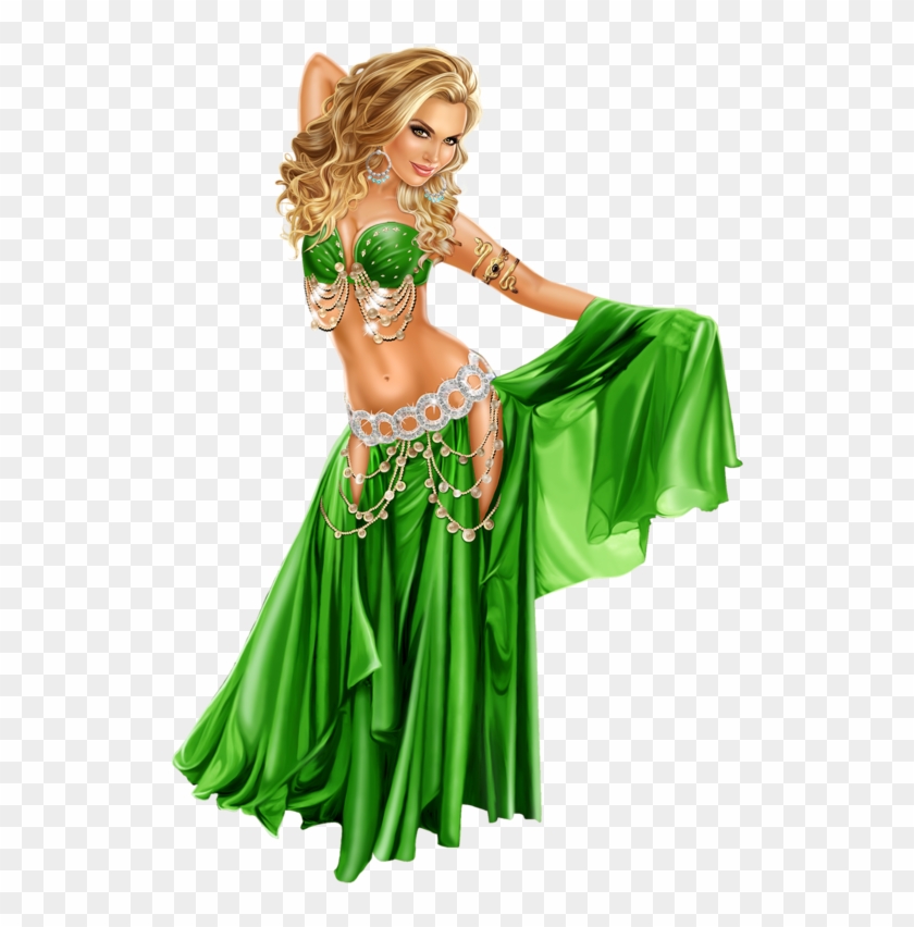 Belly Dance Costumes, Belly Dancers, Gifs, Arabian - Transparent Belly Dancer Femme Png Clipart #2925857