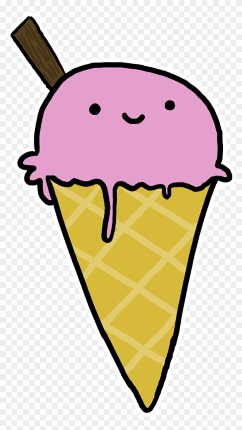 Ice Cream By Chazzyllama - Cartoon Ice Cream Transparent Clipart #2925864