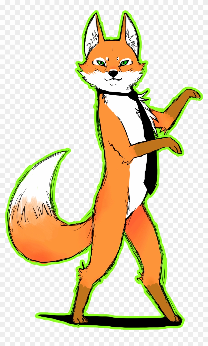 Png Gif Dancing Fox Images Download Banner Black And - Dancing Fox Gif Clipart #2925909