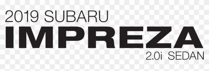 2019 Subaru Impreza - Graphics Clipart #2926121