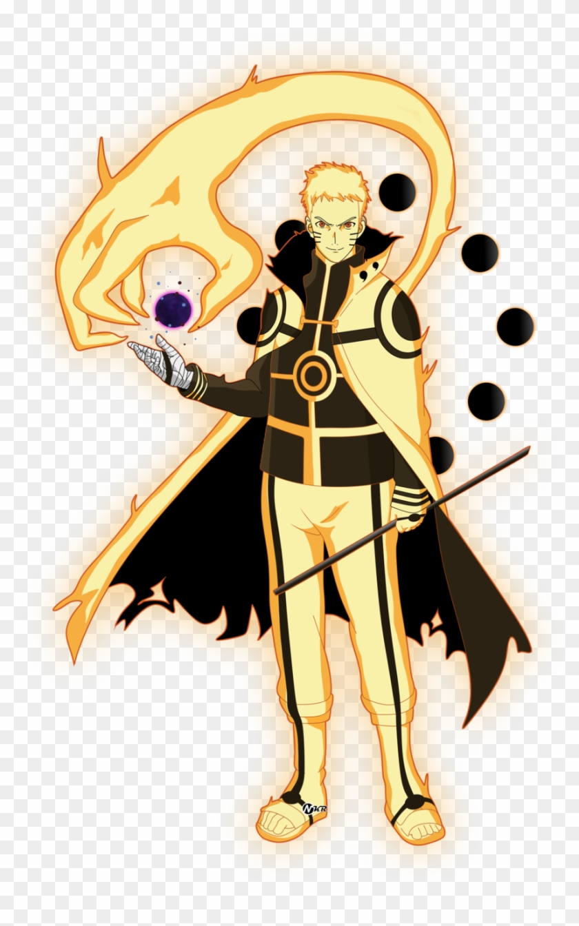 Naruto Modo Kurama Png - Adult Naruto Six Paths Clipart