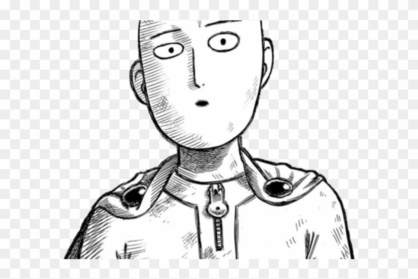 One Punch Man Drawing Easy Clipart #2926388