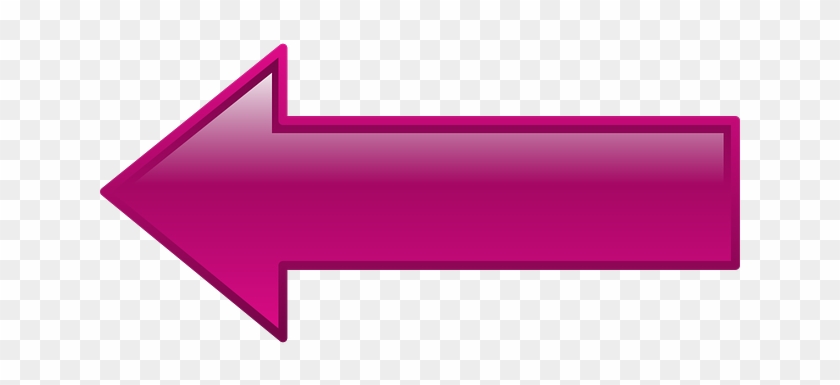 Flechas Rosas Png - Arrow Pointing Left Clipart