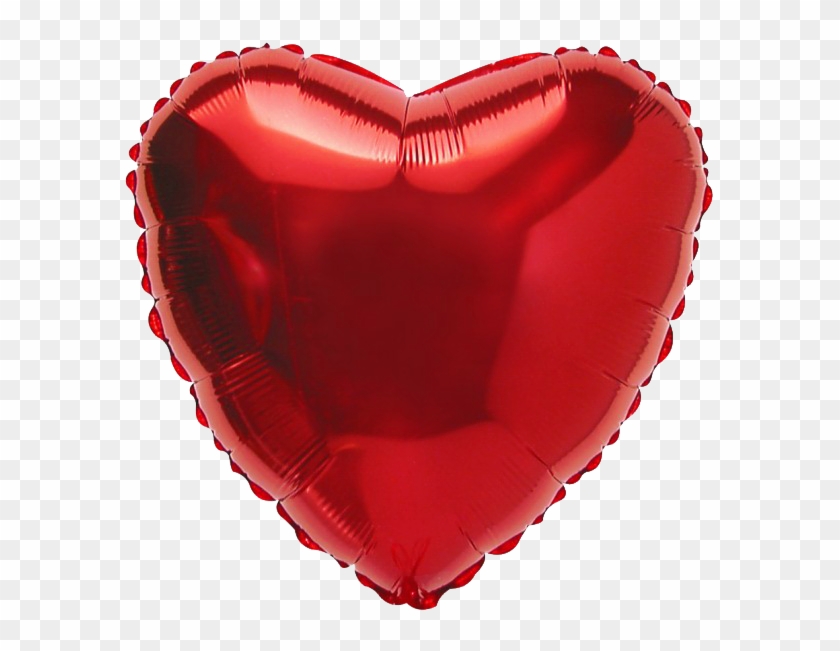 Red Heart Foil Balloons Clipart