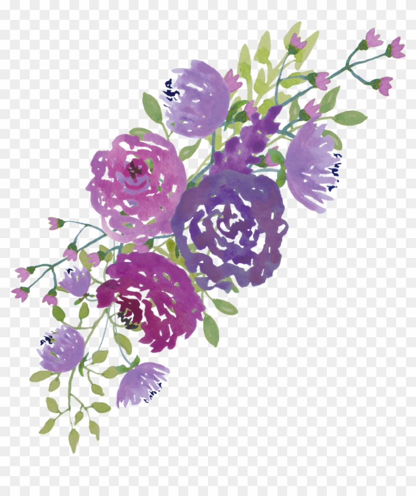 Purple Rose Png Clipart #2927096