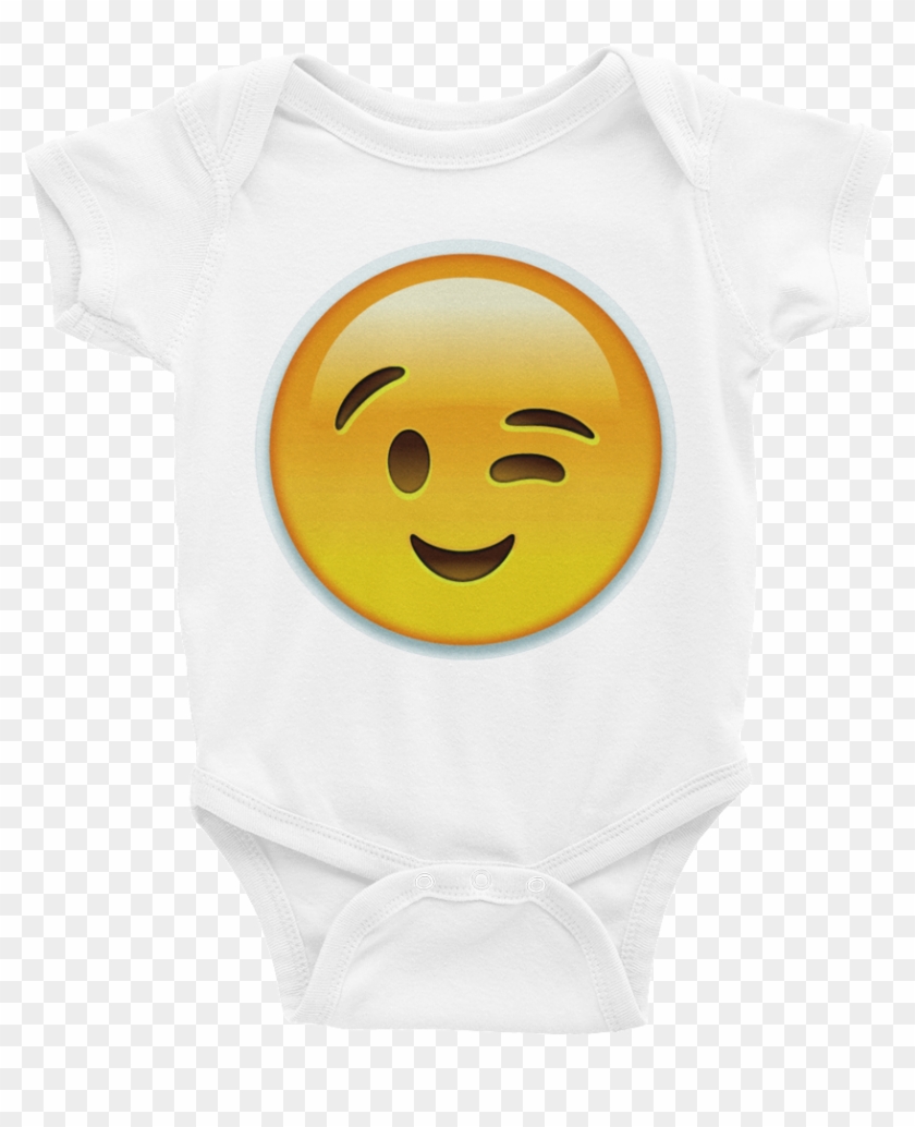 Emoji Baby Short Sleeve One Piece - Smiley Clipart #2927344