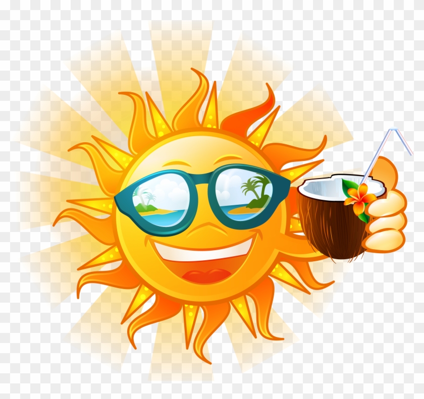 Summer Health Sun,sunglasses Free Download Image Clipart - Imagenes De Bienvenido Verano - Png Download