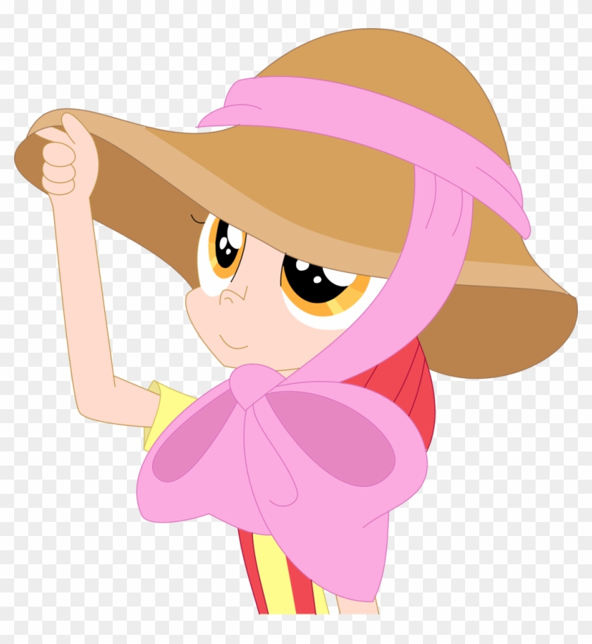 Cartoon Sun Hat - Mlp Sunhat Clipart