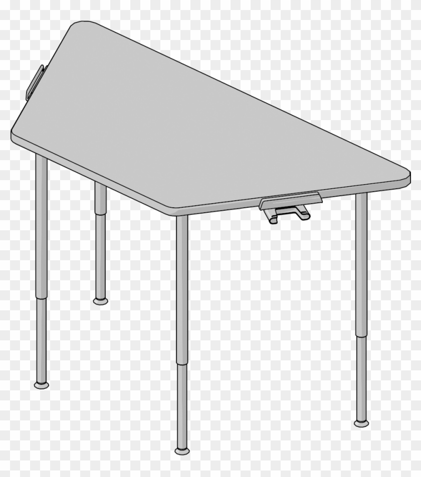 Standing Height Legs,w/glides, Side - Coffee Table Clipart #2927619