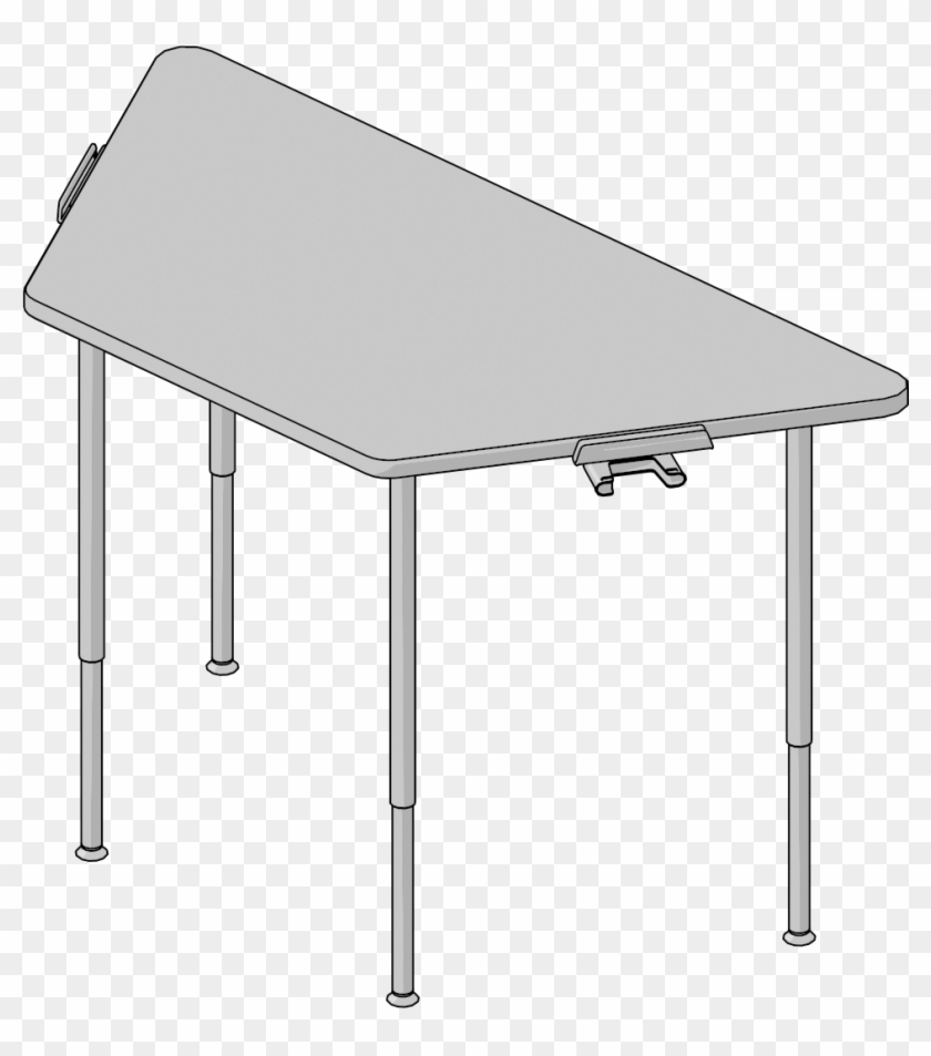 Standing Height Legs,w/glides, Side - Coffee Table Clipart #2927619