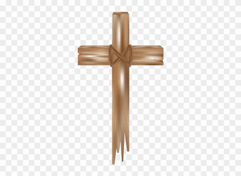 Get The Mindset - Cross Made Out Of Wood Clipart #2927622