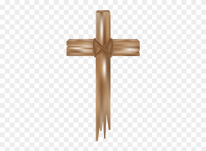 Get The Mindset - Cross Made Out Of Wood Clipart