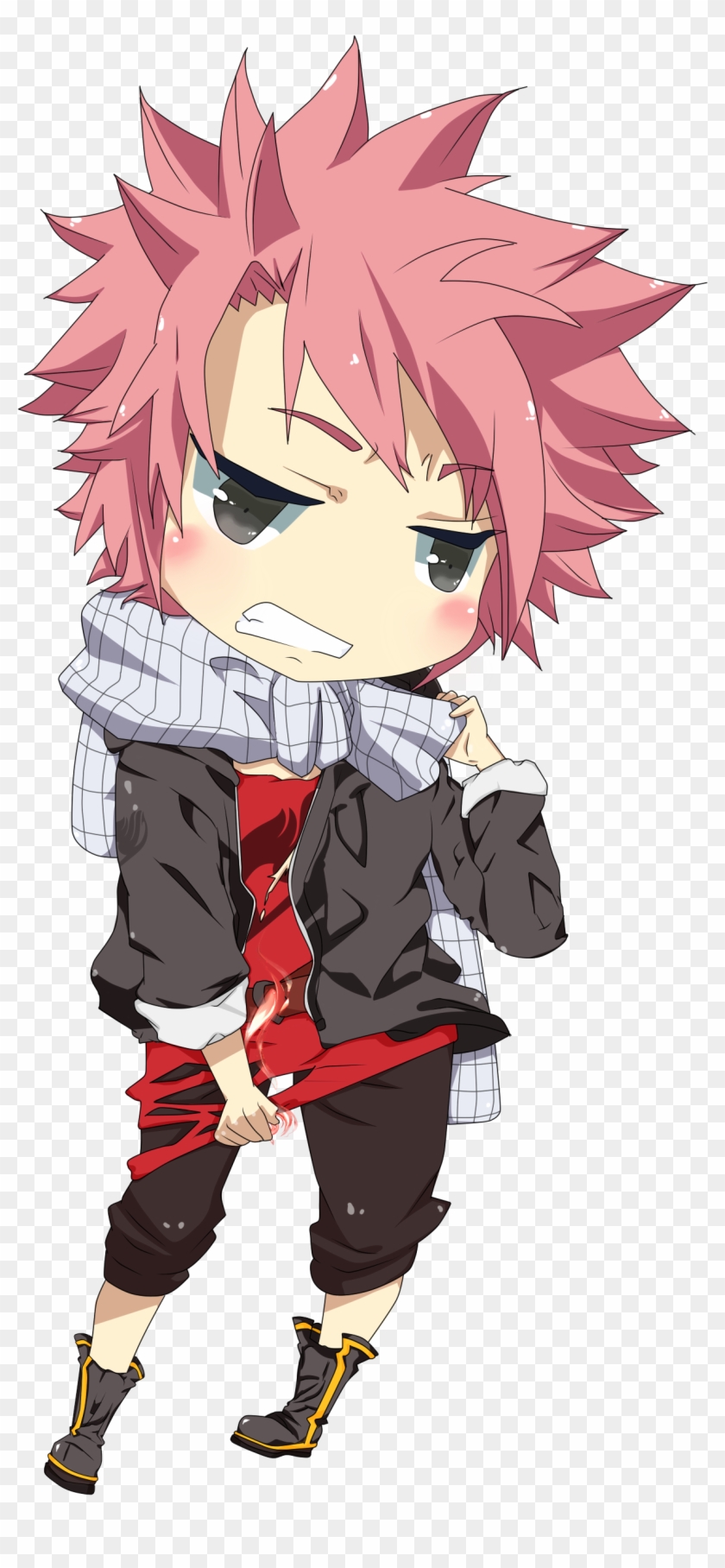 Dragneel Natsu Chibi Clipart