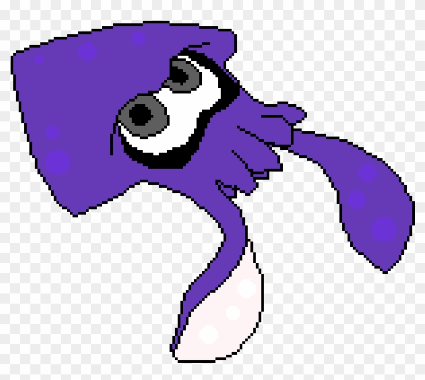 Splatoon 2 Purple Squid , Png Download - Purple Transparent Splatoon Squid Clipart