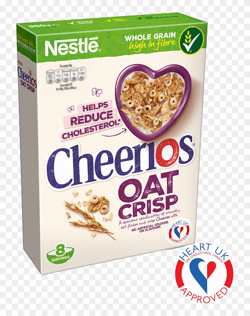 Oatmeal Clipart Cold Cereal - Nestle Cheerios Oat Crisp - Png Download