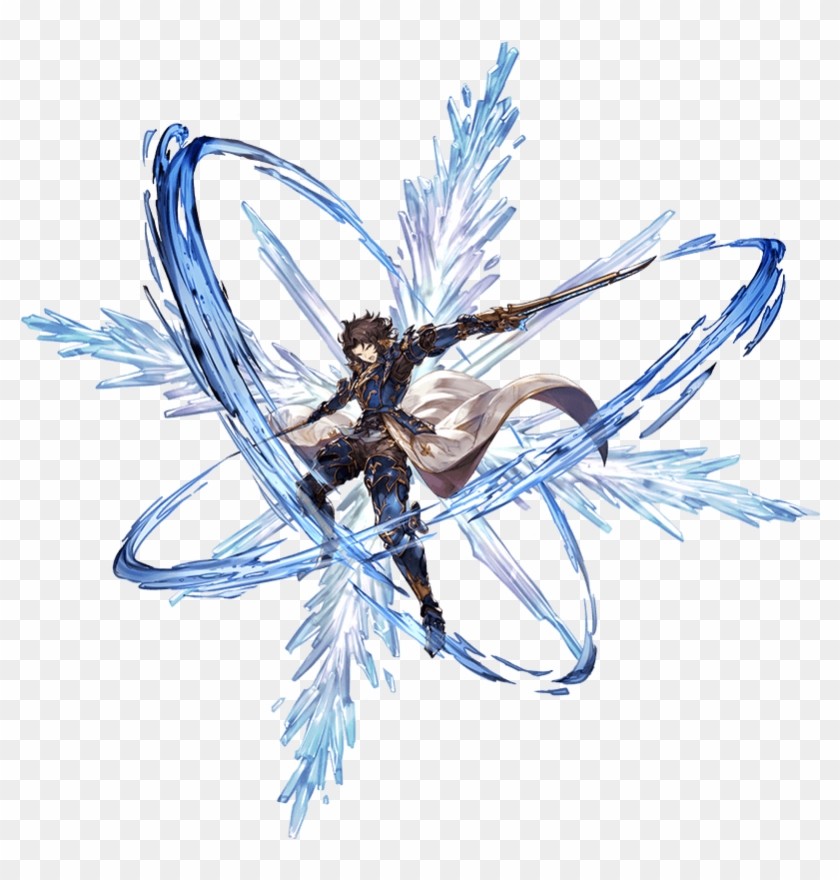 3-1 Zan Sweeped Poggers - Granblue Fantasy Ice Clipart