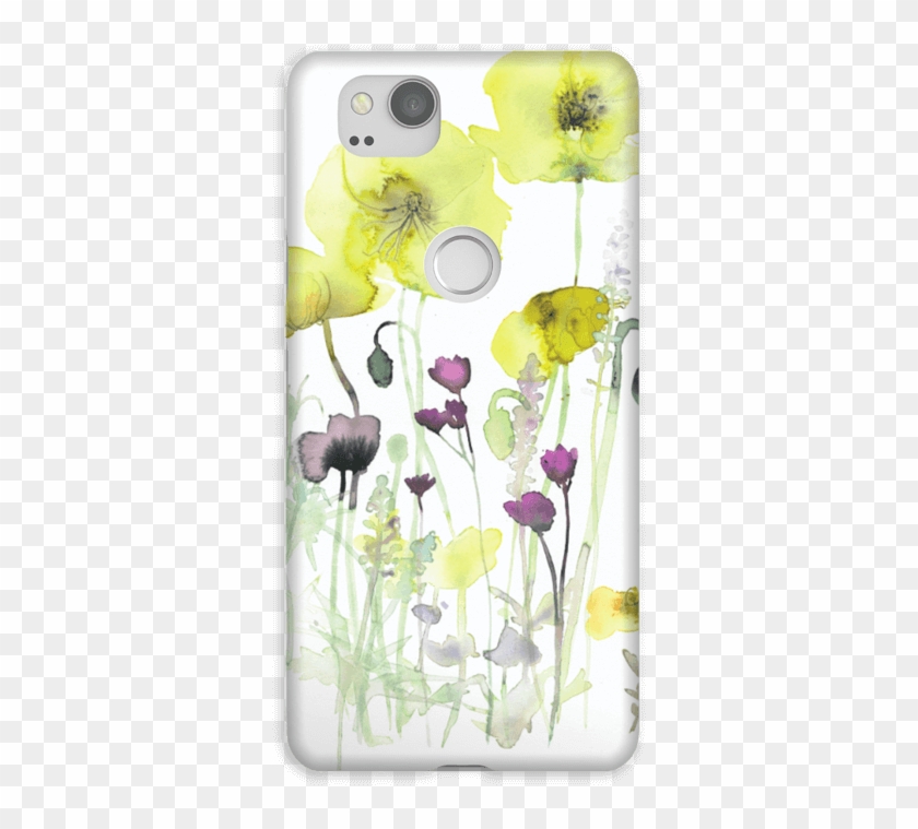 Painted Yellow Flowers Case Pixel - Flower Clipart #2928528