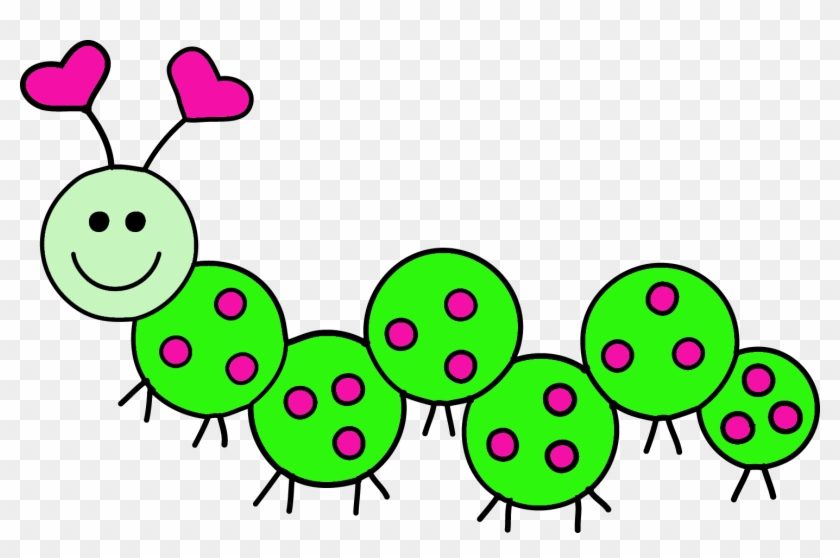 Caterpillar Clip Art - Love Bug Clip Art - Png Download