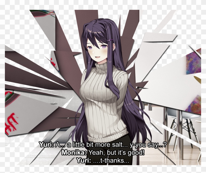 #ddlc #doki Doki Literature Club #monika Ddlc #sayori - Doki Literature Club Ddlc Png Clipart