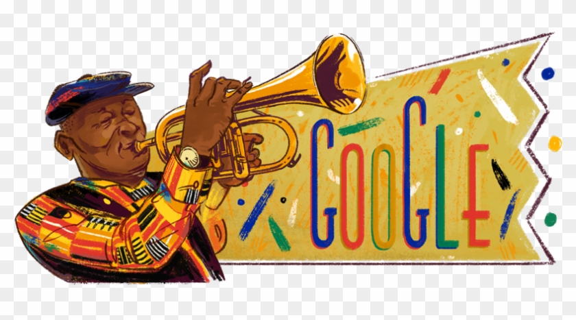 Hugh Masekela Google Doodle Clipart #2929969