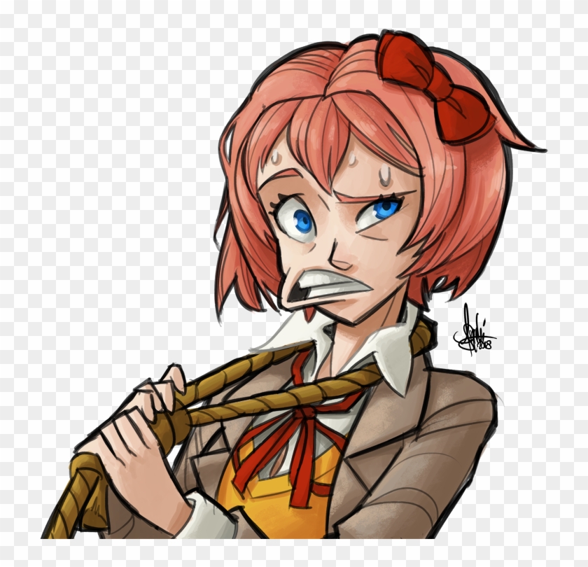 Sayori By Theartrix - Sayori As A Boy Clipart #2930012