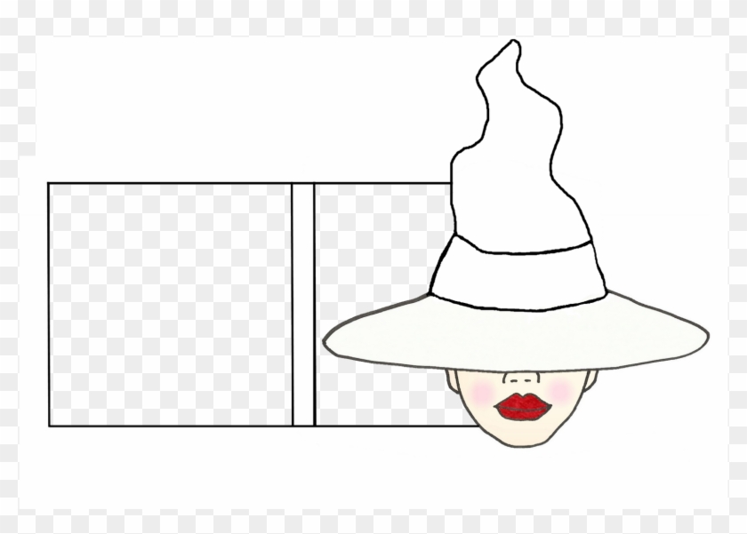 Witch Hat Template 12924 - Cartoon Clipart #2930048
