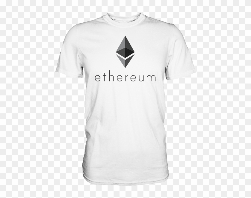 Ethereum T-shirt White - T-shirt Clipart #2930306