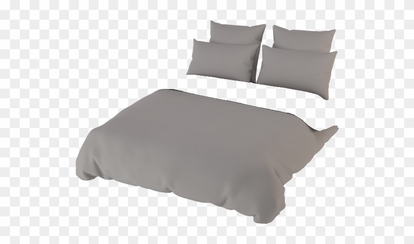 Maui Satin T1 Grey-s29 - Bed Sheet Clipart #2930368