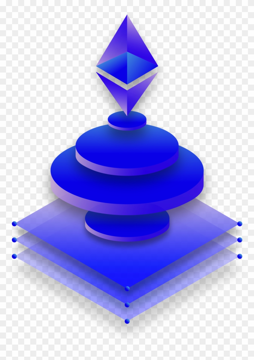 Ethereum-stack - Cobalt Blue Clipart #2930431