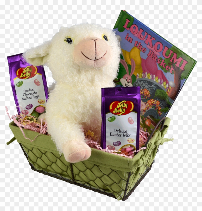 Loukoumi Easter Basket - Mishloach Manot Clipart
