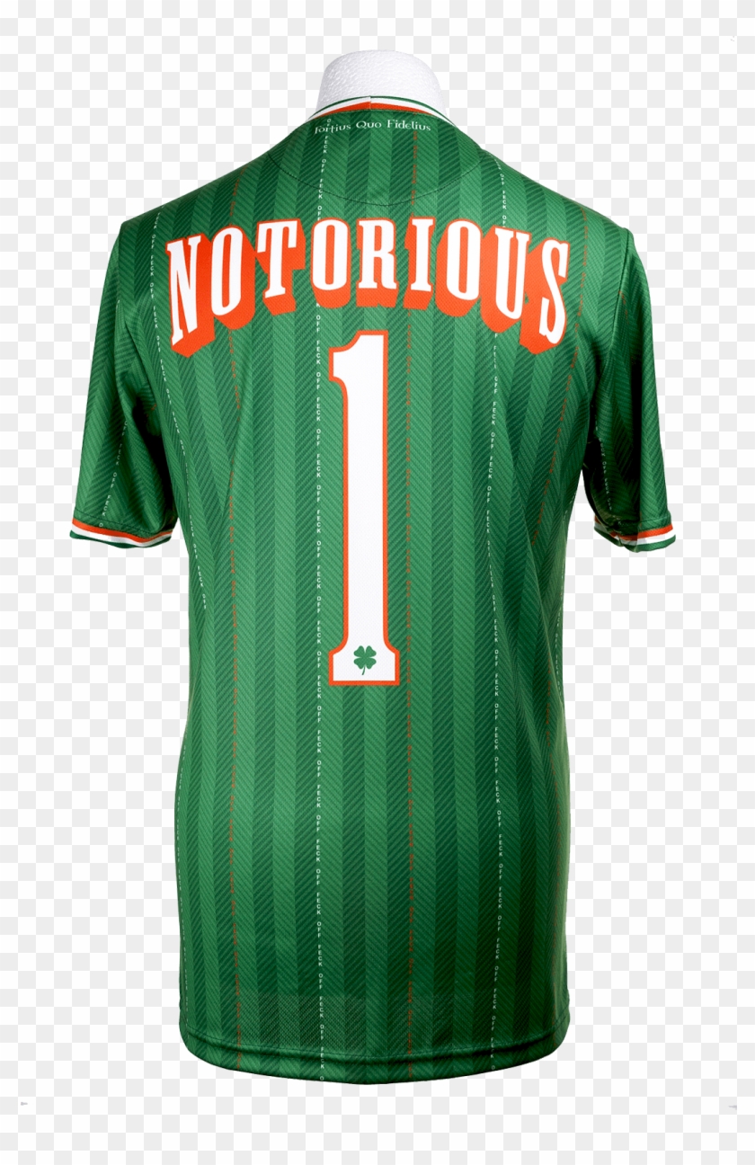Conor Mcgregor Feck Off Football Shirt Back - Sports Jersey Clipart