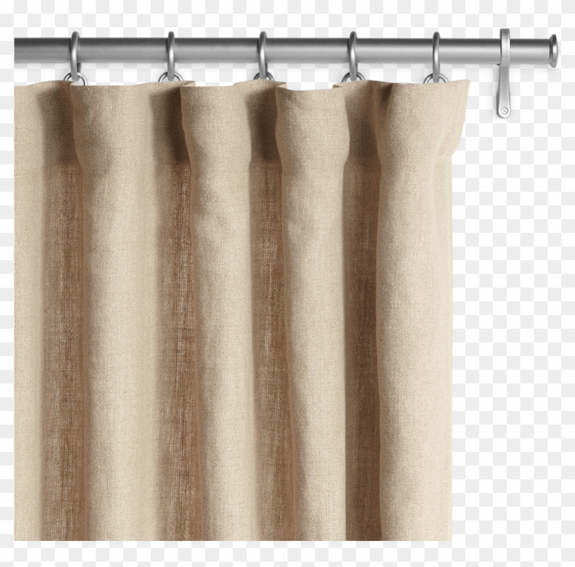 Customize Product Draperies Color - Textured Linen Curtains Clipart #2931355