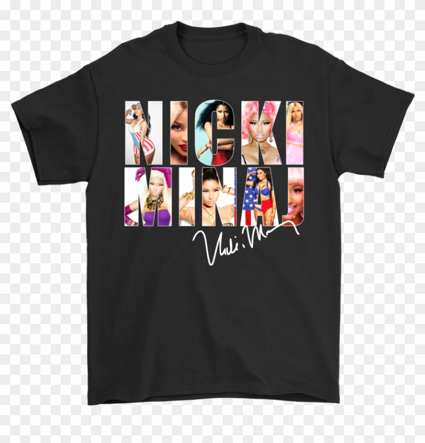 Nicki Minaj Singer As Seen Through Name Signature Shirts - Best Friend For Life Shirt Clipart