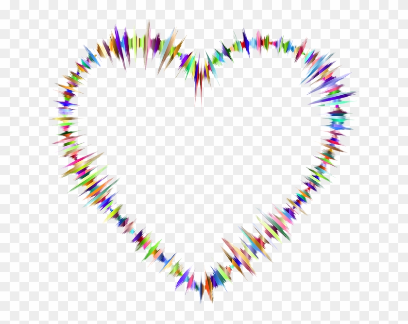 Music, Wave, Sound, Abstract, Art, Audio, Aural, Ear - Heart Sound Waves Clipart