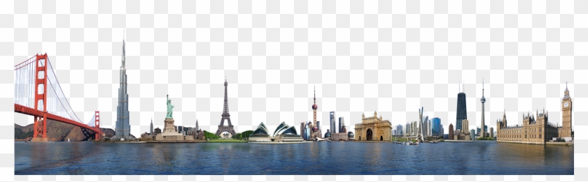 Vector Hills Skyline - Silicon Valley Landscape Clipart