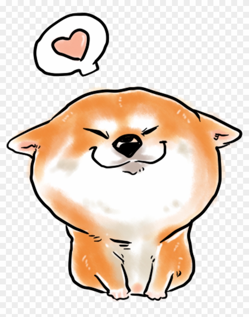 Cute Animal Shiba Inu Cartoon Png And Psd - หมา ชิ บะ การ์ตูน Clipart