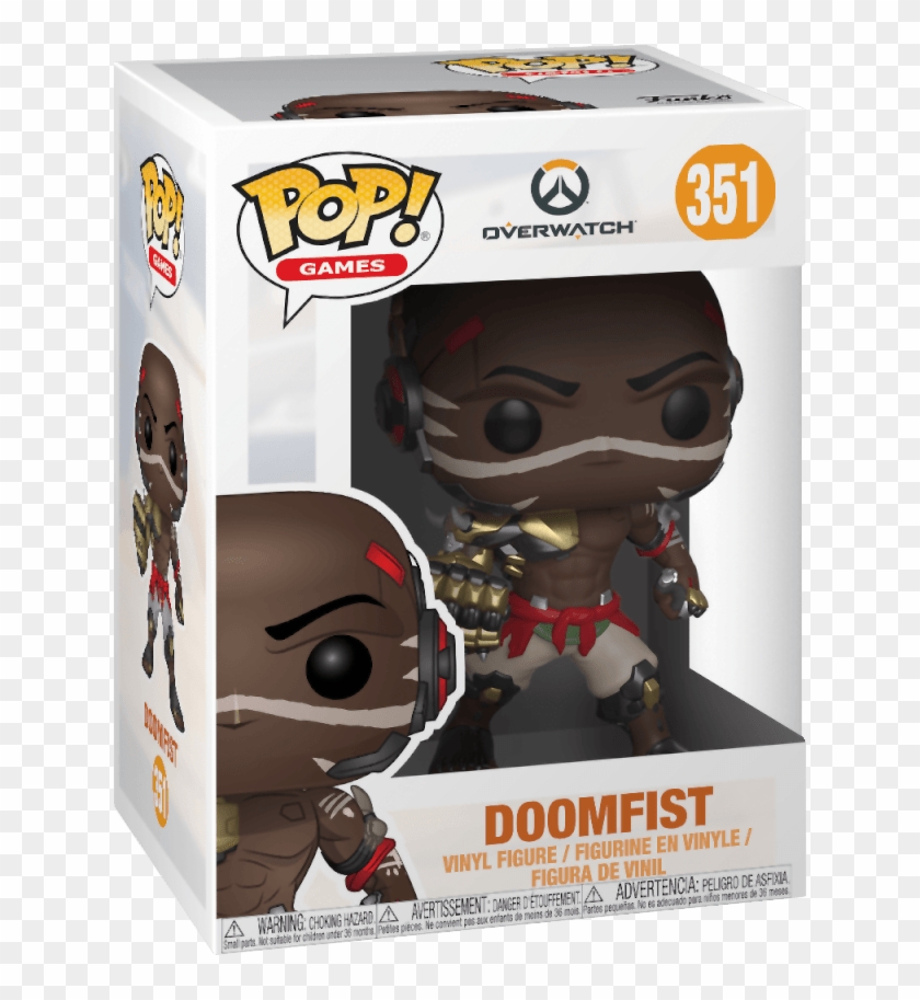 Funko Pop Games Overwatch Doomfist - Pop Games Overwatch Doomfist #351 Vinyl Figure Clipart #2932881