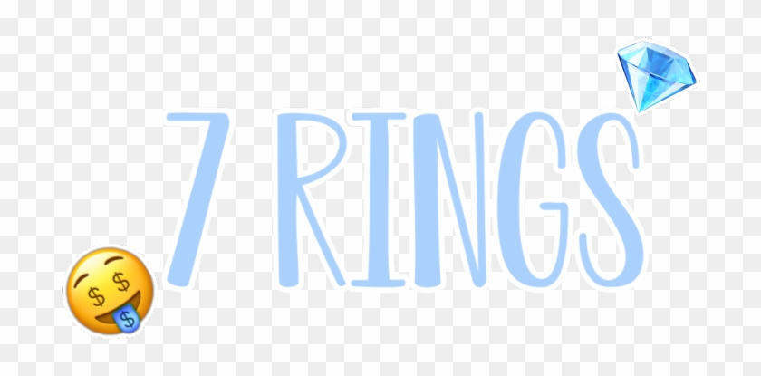 #arianagrande #7rings #money #diamond #emoji #tumblr - Circle Clipart