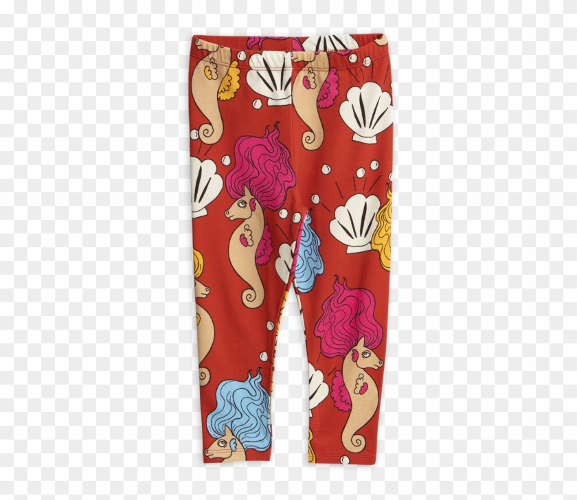 Girl's Mini Rodini Seahorse Leggings Clipart #2933831