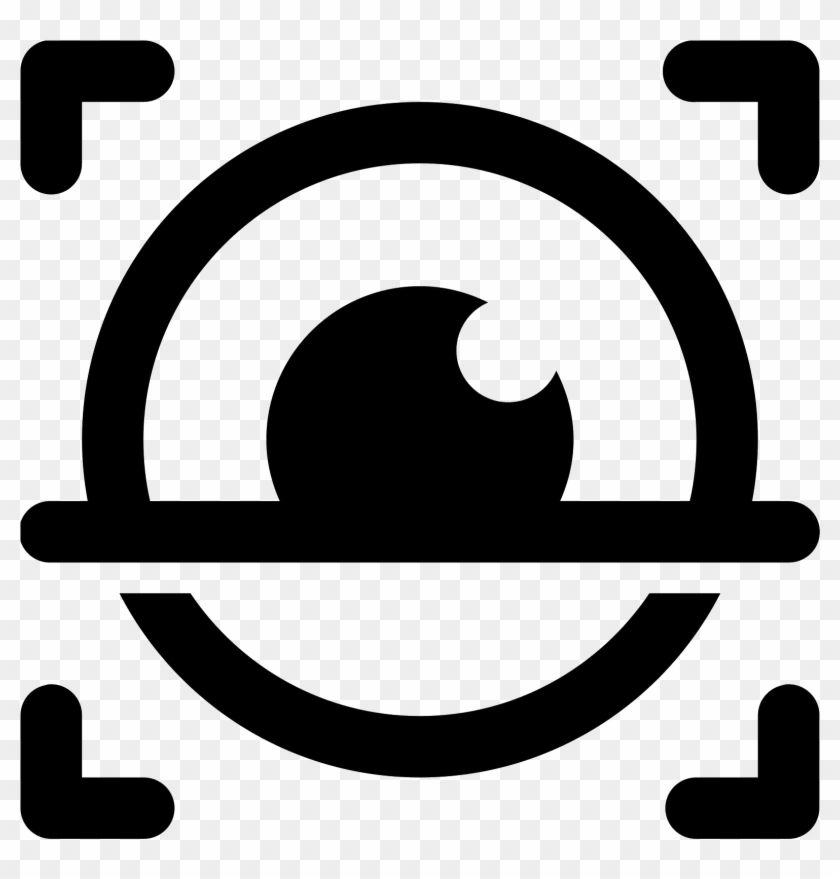 Iris Scan Icon - Love Clipart