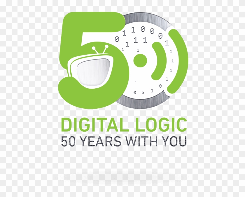 Digital Logic Celebrates 50 Years In Business - Graphic Design Clipart #2934307