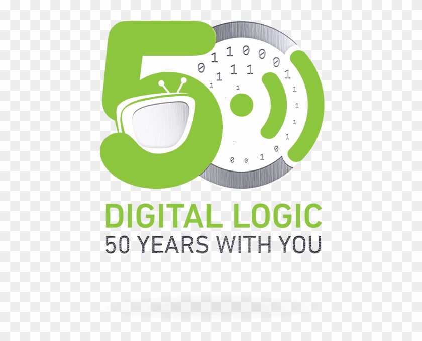 Digital Logic Celebrates 50 Years In Business - Graphic Design Clipart