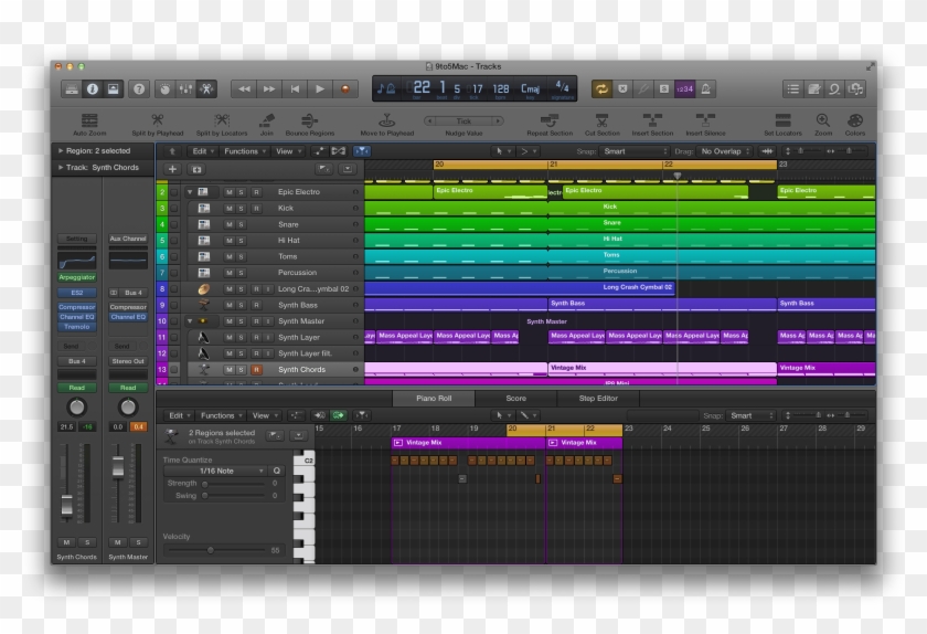 Logic Pro X Review - Logic Pro X Ui Clipart #2934311