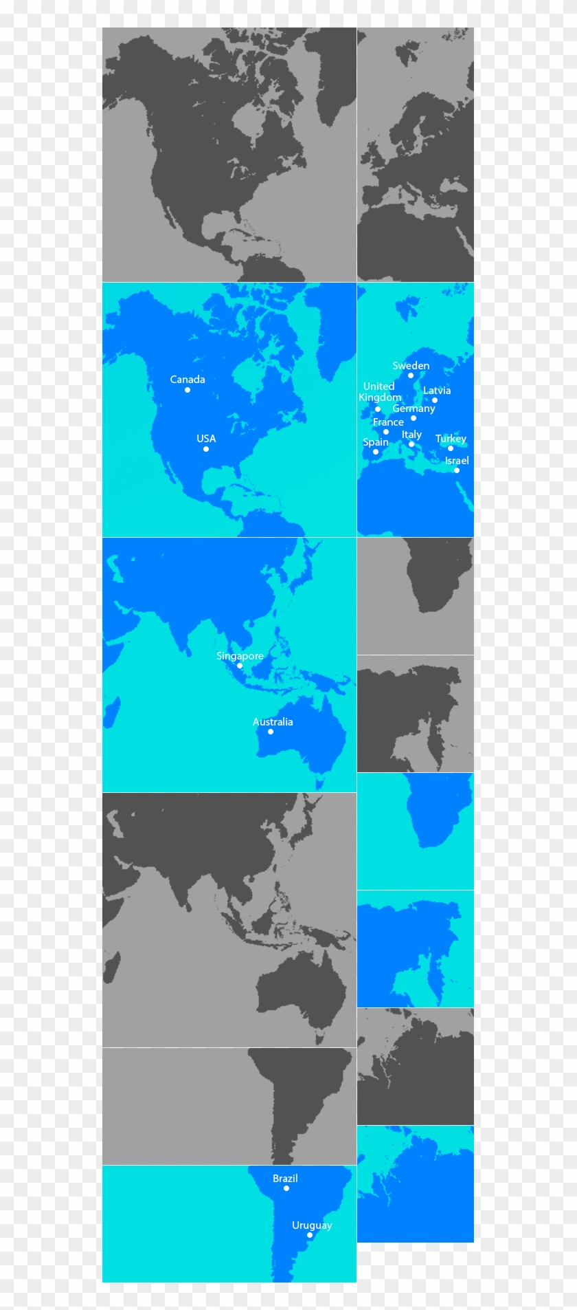 Map-sprite - World Map For Learning Clipart #2934429