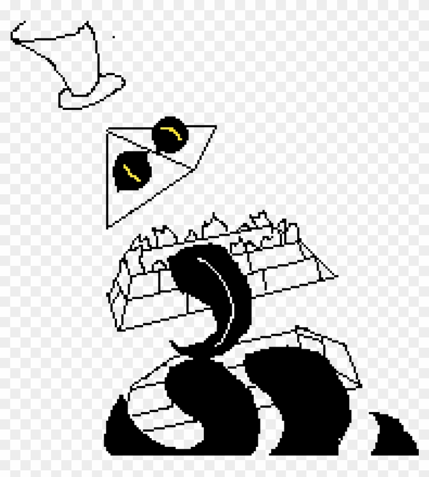 Bill Cipher Nightmare I'm So Clossse - Illustration Clipart