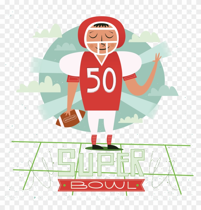 Helmet Material Football Nfl Bowl Hand American Clipart - อเมริกัน ฟุตบอล การ์ตูน - Png Download