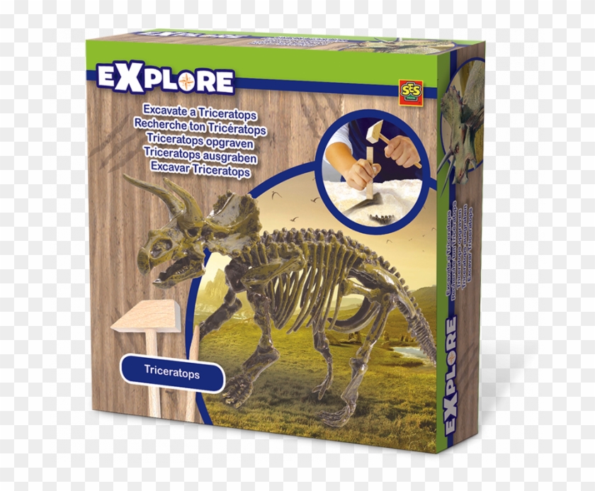 Explore Excavate A Triceratops - 8710341250287 Clipart #2934978