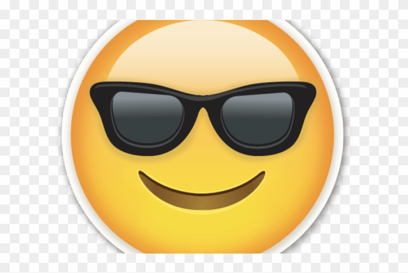 Smiley Face Emoji With No Background - 😎 Png Clipart