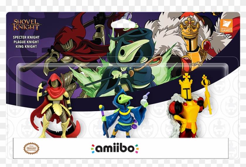 Shovel Knight Amiibo 3 Pack Clipart #2935224