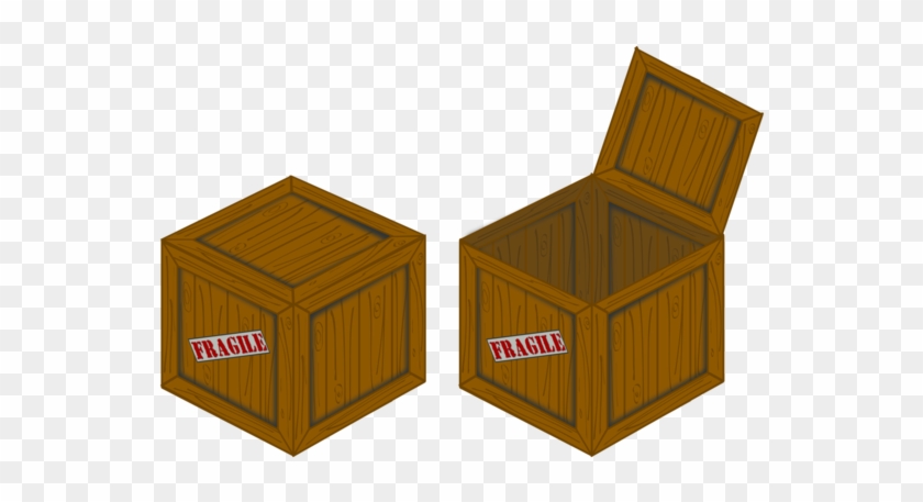Wooden Box Crate Computer Icons Chest - Clip Art - Png Download #2935256